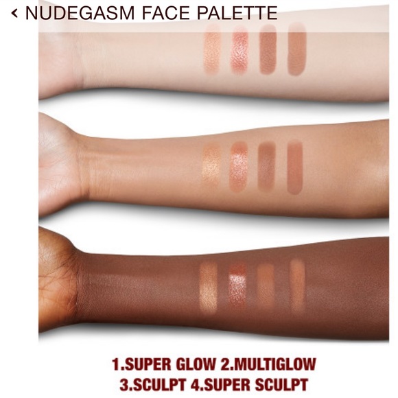 Charlotte Tilbury NUDEGASM FACE PALETTE
FACE PALETTE+ super nudes liner pencils - Picture 8 of 12
